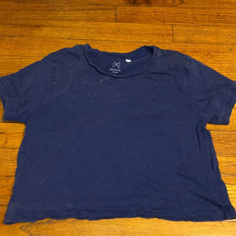 Pacsun blue cropped shirt 💙